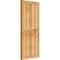 Ekena Millwork Framed Board-n-Batten Shutters, Rough Sawn Western Red Cedar, 21 1/2W x 48H, PR RBF06S21X048RWR - alternate 4